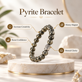 100% Natural Pyrite Bracelet