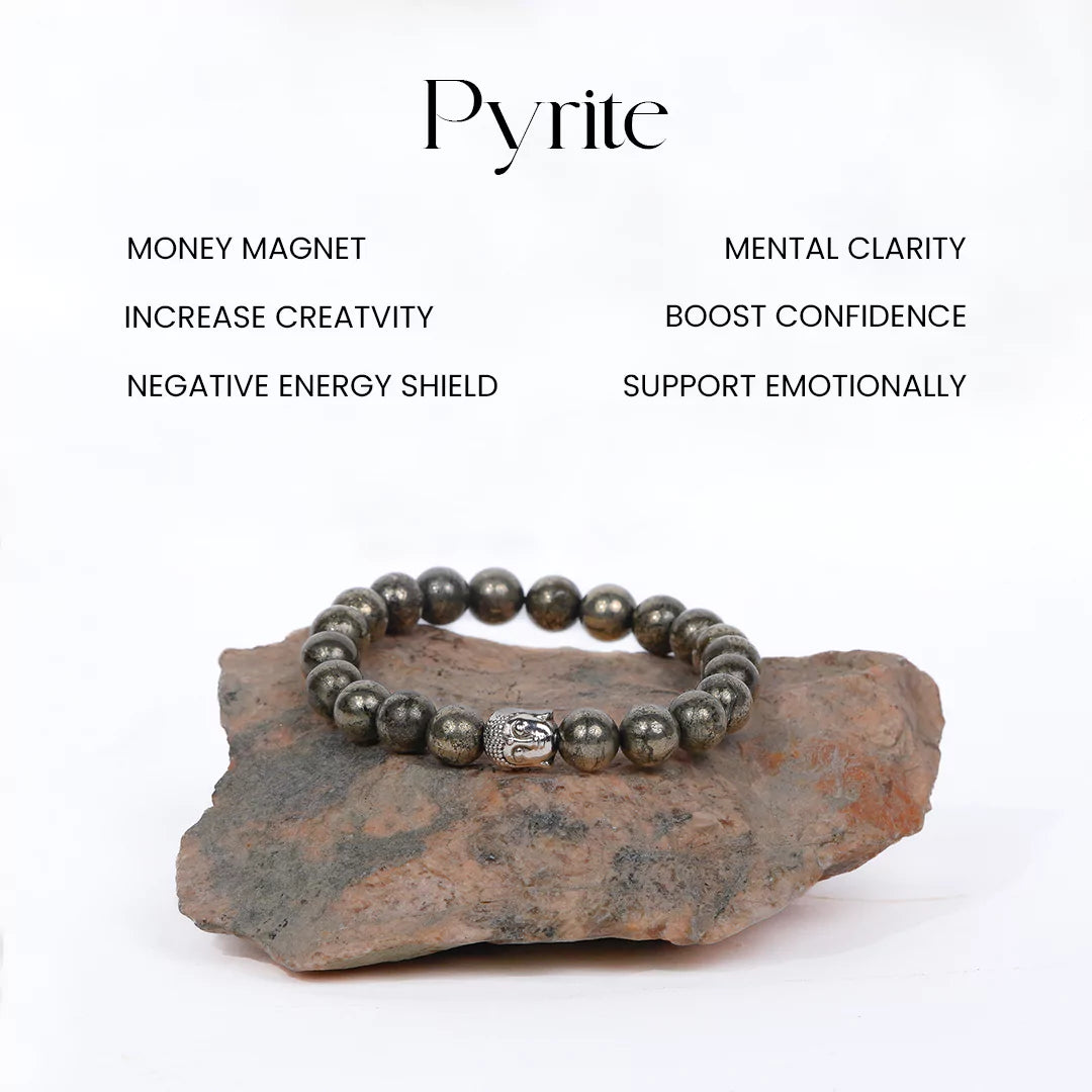 100% Natural Pyrite Bracelet