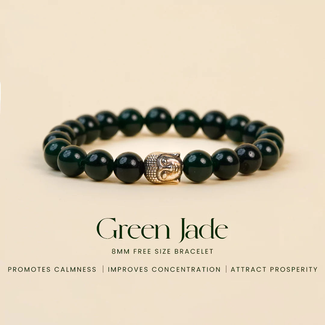 Jade 100% Natural Stone 8mm Bracelet