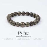 100% Natural Pyrite Bracelet