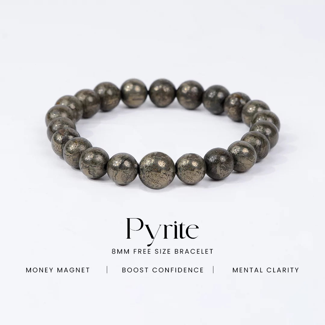 100% Natural Pyrite Bracelet