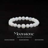 Moonstone 100% Natural Stones 8mm Bracelet