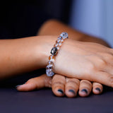 Clear Quartz 100% Natural Stone 8mm Bracelet