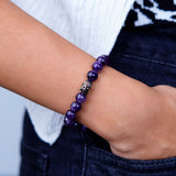 Amethyst 100% Natural Stone 8mm Bracelet