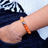 Orange Aventurine 100% Natural Stones 8mm Bracelet