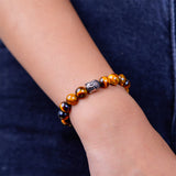 Tiger Eye 100% Natural Stone 8mm Bracelet