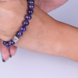 Amethyst 100% Natural Stone 8mm Bracelet