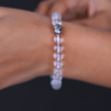 Clear Quartz 100% Natural Stone 8mm Bracelet