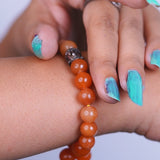 Orange Aventurine 100% Natural Stones 8mm Bracelet
