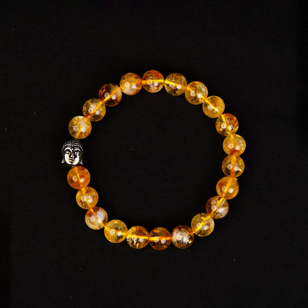 Citrine 100% Natural Stone 8mm Bracelet