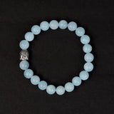 Aquamarine 100% Natural Stone 8mm Bracelet